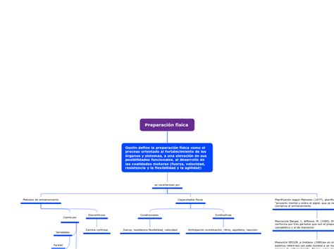 Preparaci N F Sica Mind Map