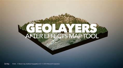 Geolayers A Tool For Creating Maps Directly In After Effects Sees