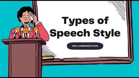 Types Of Speech Style Oral Communication Youtube