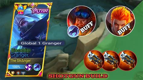 Granger Shotgun Build Met Buff Heroes In Rank Game Mlbb Solo Rank