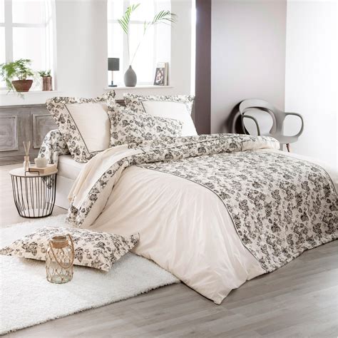 Housse De Couette X Cm Coton Tocade Ecru Linnea Linge De