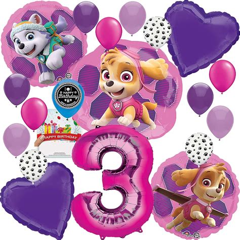 Greeting Cards And Party Supply Paw Patrol Skye And Everest 3rd Birthday