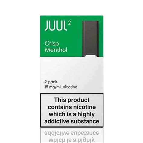 Refil Para Pod Juul 2 Crisp Menthol Vapor Gringo