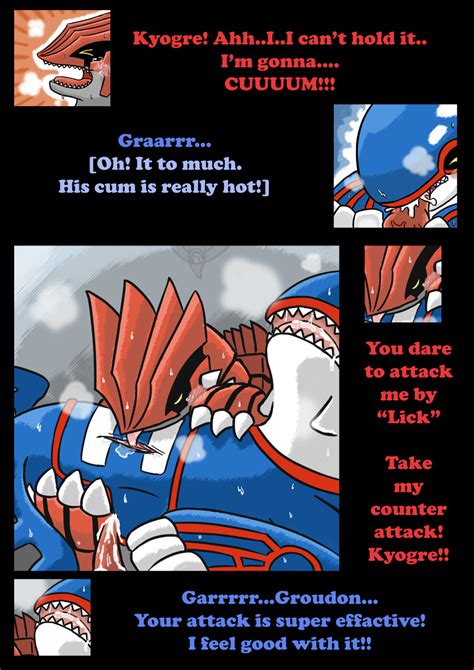 Rule 34 Comic Cum Female Groudon Kyogre Licking Male Pokemon Tongue 1025201