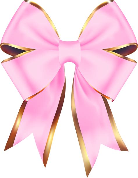 Pink Bow Ribbon Png