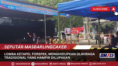 Lomba Ketapel Forspek Menghidupkan Olahraga Tradisional Yang Hampir