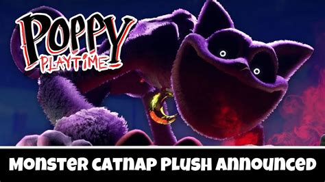 Official Monster Catnap Plush Announced Youtube