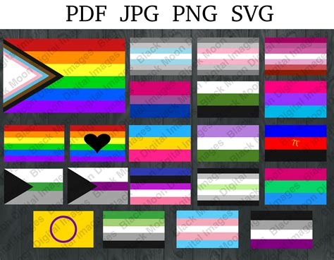 Pride Png Modern Pride Flag Png Pride Digital File Pride Etsy Uk