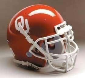 Amazon.com : Oklahoma Sooners Schutt Full Size Replica Helmet - College ...