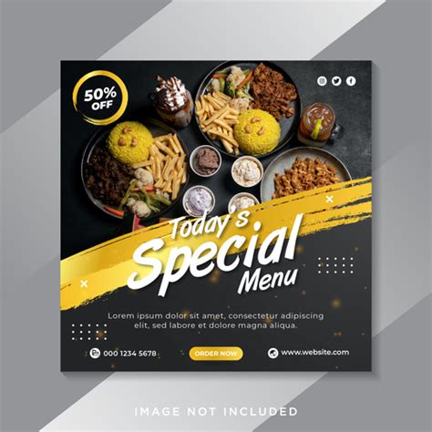 Todays Special Menu Flyer Vector Free Download