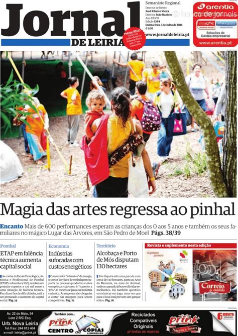 Capa Jornal De Leiria De