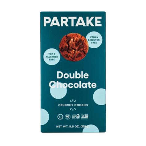 Partake Gluten Free Vegan Double Chocolate Cookies 5 5 Oz Kroger