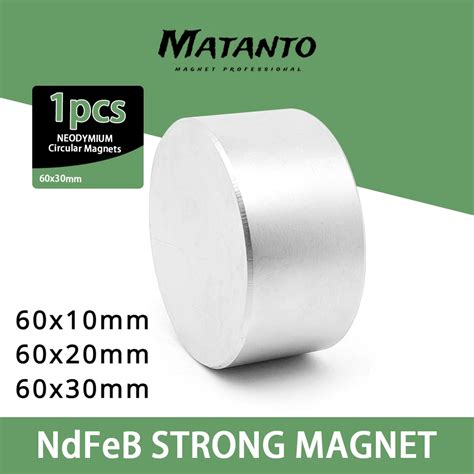 1pc 60mm Big Round Magnet Super 60x10 60x20 60x30mm Powerful Strong