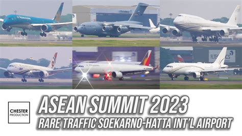 Momen Langka Pesawat Anggota Ktt Asean Di Jakarta Cgk Asean Summit