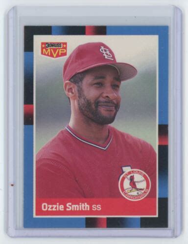 1988 Donruss Bonus MVP S Ozzie Smith St Louis Cardinals BC 22 EBay