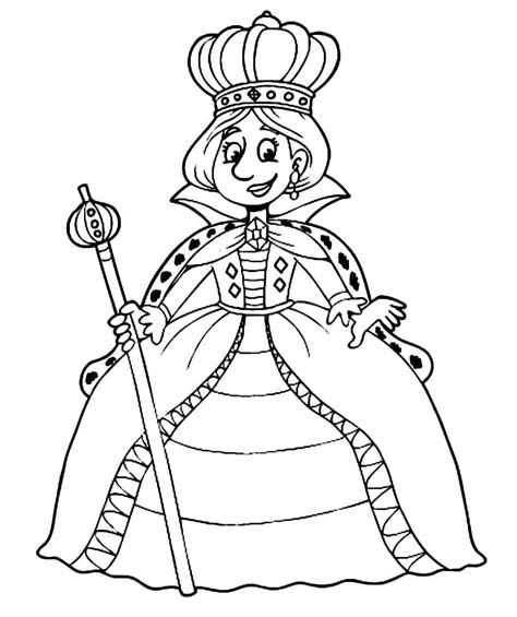 Coloriage Une Reine T L Charger Et Imprimer Gratuit Sur