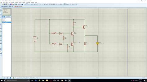 Develop And Gate Using Transistor In Proteus Youtube