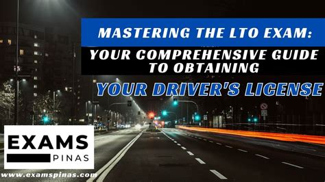 Mastering The Lto Exam Your Comprehensive Guide To Obtaining Your