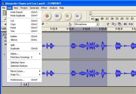 Using Audacityediting Tracks Wikieducator