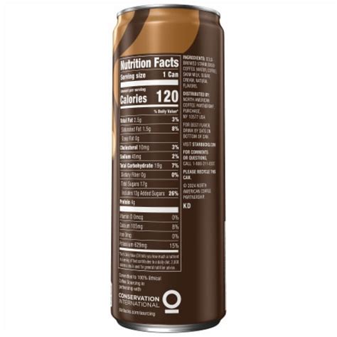 Starbucks® Premium Vanilla Sweet Cream Cold Brew Iced Coffee Can 11 Fl