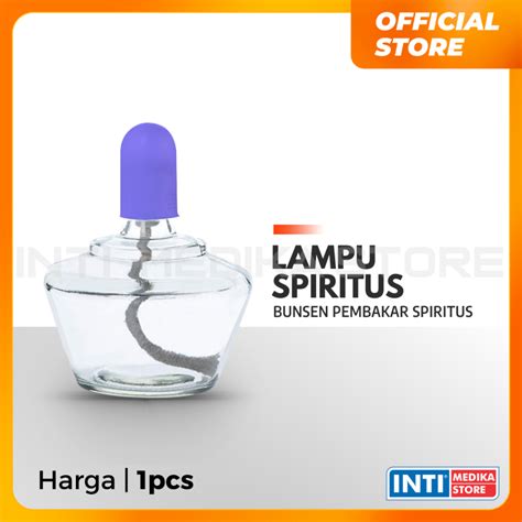 Jual Lampu Spirtus Kaca Alkohol Bunsen Pemanas Pembakar Spiritus