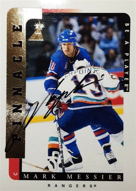 Mark Messier 1996 Be A Player 111 Autograph Price Guide Sports Card