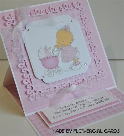 Flowergirl Cards: Baby Girl Card