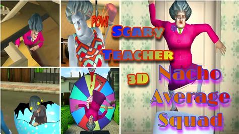 Scary Teacher 3d Nacho Average Squad Level 1 To 5 Scary Teacher