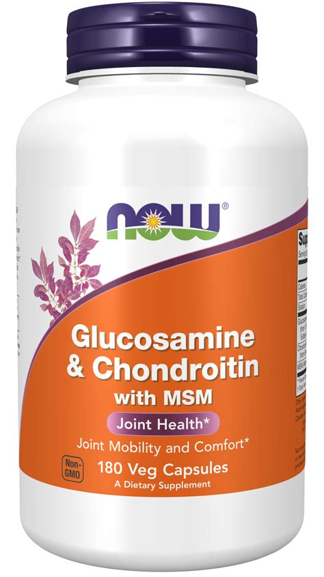 "Glucosamine & Chondroitin | With MSM Liquid | NOW