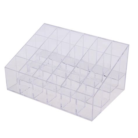 Clear Acryl Grid Make Organizer Opbergdoos Lipp Grandado