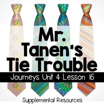 The Cover Of Mr Tanen S Tie Trouble Journey Unit 4 Lesson