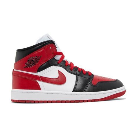 Nike Women S Air Jordan Mid Alternate Bred Toe Black White Gym