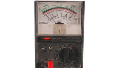 How To Read Amps On An Analog Multimeter Sciencing