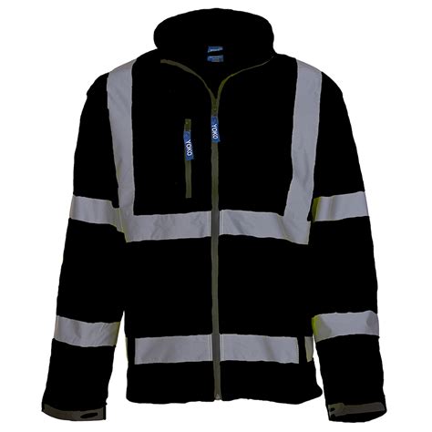 Yoko Hi Vis Soft Shell Reflective Jacket Brook Hivis Low Price