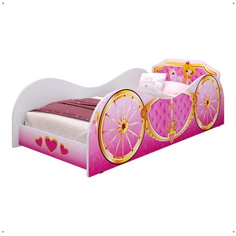 Cama Infantil Carruagem X Cm Princesa Unic Rnio Rpm M Veis