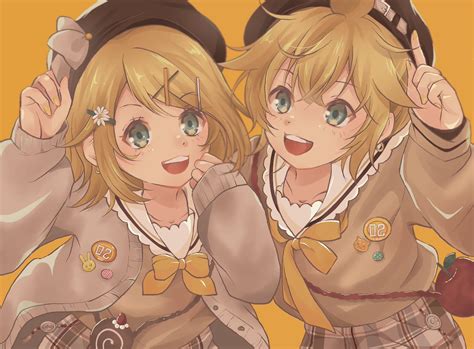 鏡音レン 鏡音リン 「ピアプロ運営です。本日は「鏡音リン・レン」作品をご紹介 しょこらしめじさんのリン」 Piapro ピアプロ のイラスト