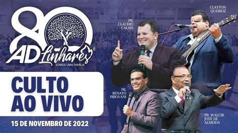 Culto Ao Vivo Da Assembleia De Deus CLAYTON QUEIROZ AD Linhares