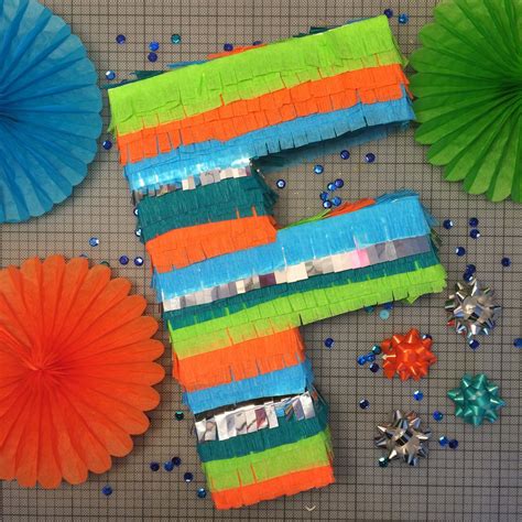 Pinata Letter10 Fringe Letters Cinco De Mayo Etsy