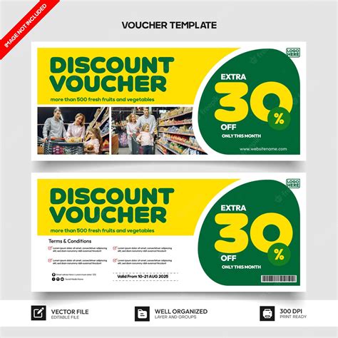 Diseño de plantilla de cupón de cupón editable moderno | Vector Premium