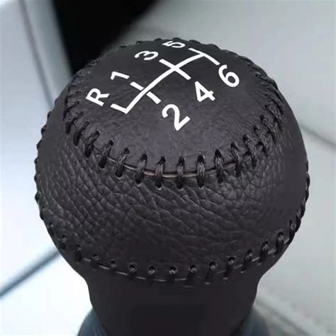 6 Speed Leather Gear Shift Knob Cover MT For Toyota COROLLA 1 8L 2007