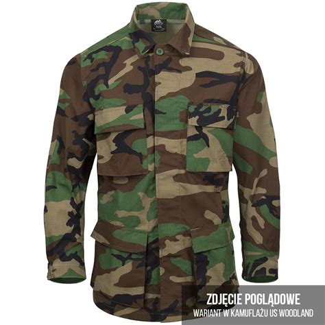 Bluza Helikon BDU PolyCotton Rip Stop Olive Green Sklep Militaria Pl