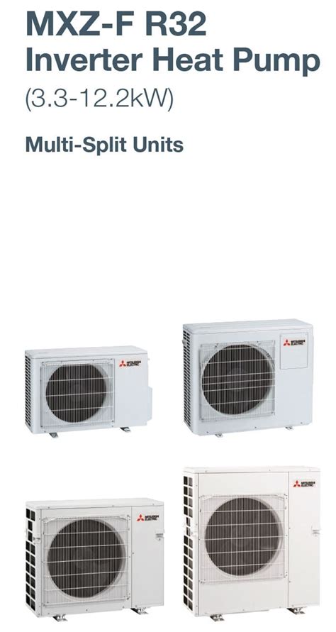 Mitsubishi Electric Air Conditioning Mxz 4f72vf3 Multi 2 X Msz Ap50vgk