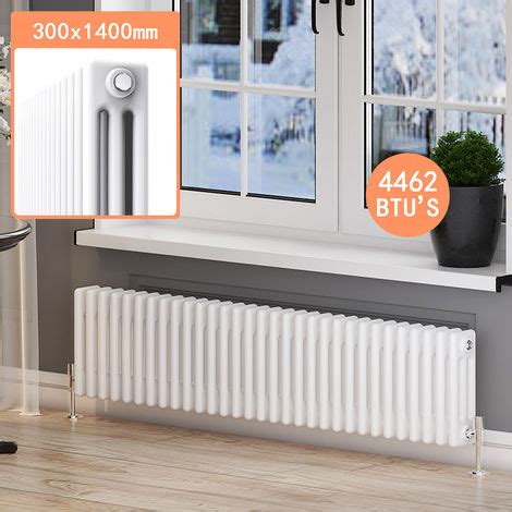 Elegant Traditional Radiator Cast Iron Style X Mm Horizontal