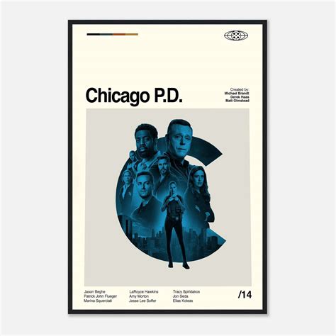 chicago pd tv series poster cult classic  poster full size