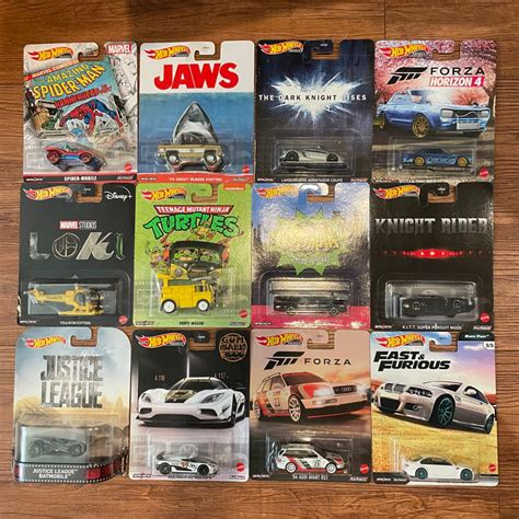 Hot Wheels 風火輪 電影系列 霹靂車 蝙蝠俠 FORZA AGERA E46 AUDI 忍者龜 大白鯊 蜘蛛人 蝦皮購物
