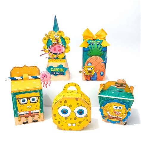 30 Personalizados Bob Esponja Elo7 Produtos Especiais