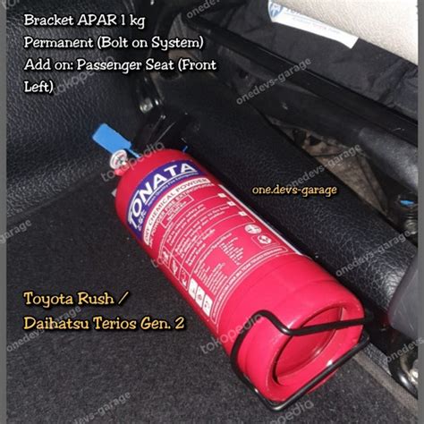 Jual Bracket Dudukan APAR Di Kaki Jok Mobil Toyota Rush Terios Gen 2