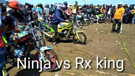 Ninja Vs Rx King Di Pantai Palang Pang Youtube