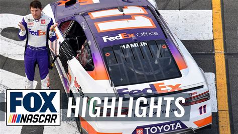 Denny Hamlin wins at Pocono, fails post-race inspection | NASCAR ON FOX HIGHLIGHTS - Win Big Sports