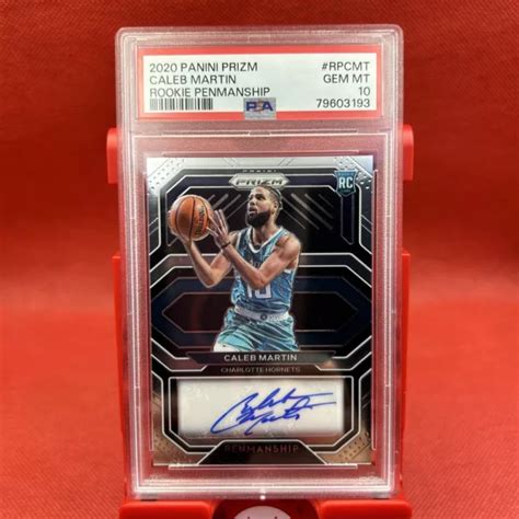 2020 PANINI PRIZM Penmanship Caleb Martin RP CMT PSA 10 GEM MT Rookie